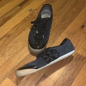 Tory Burch navy blue sneakers